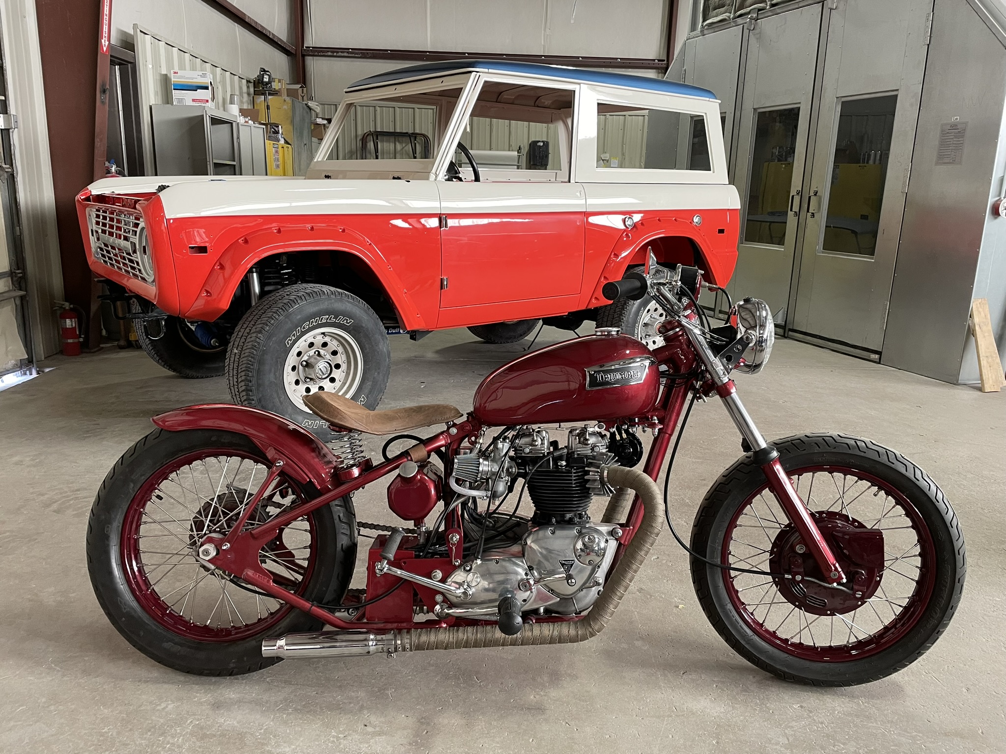 Triumph Bonneville after picture
