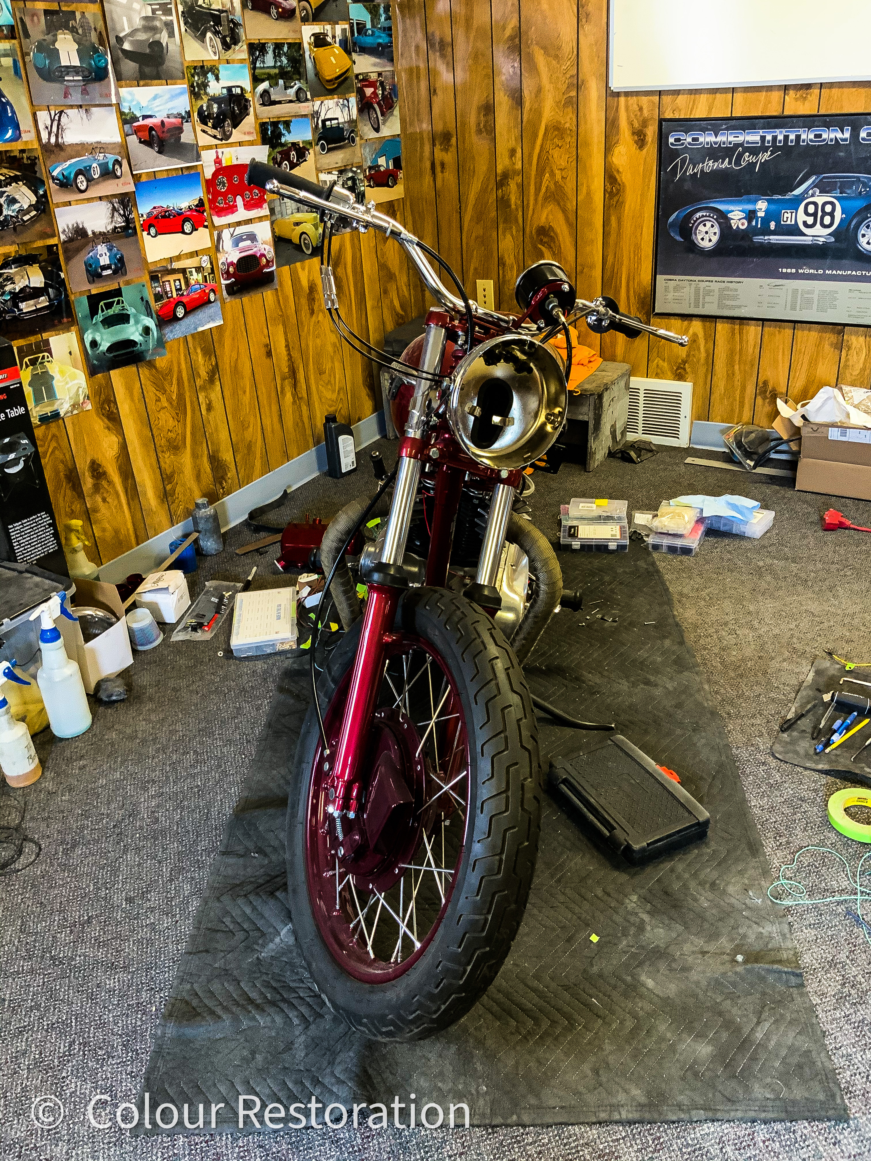 Triumph Bonneville before picture
