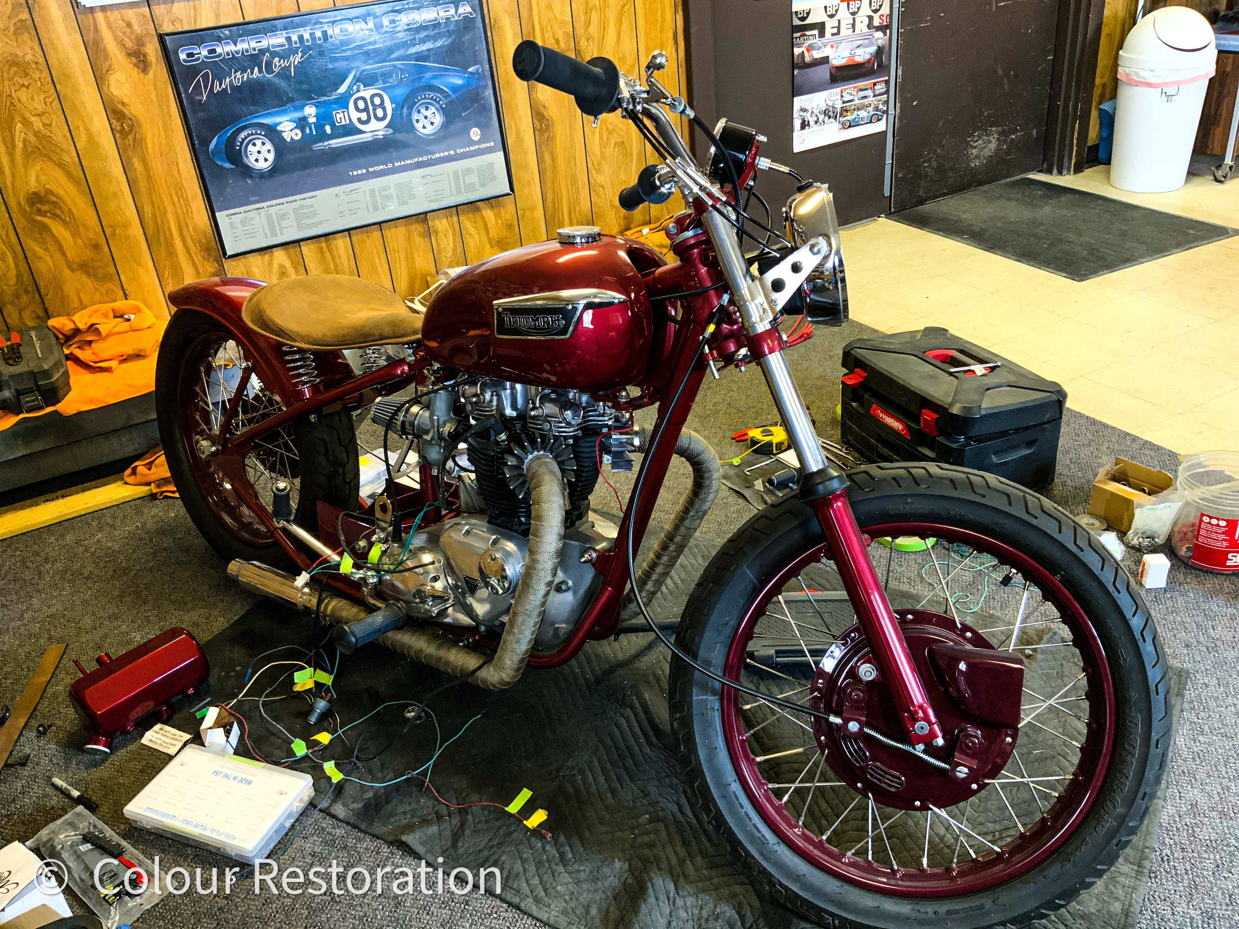 Triumph Bonneville before picture